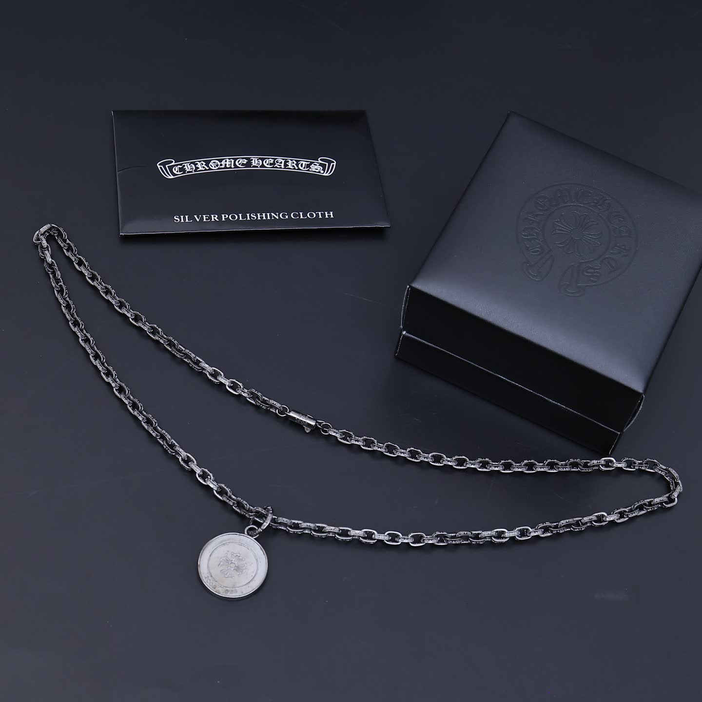 Chrome Hearts Silver Chain with Medallion